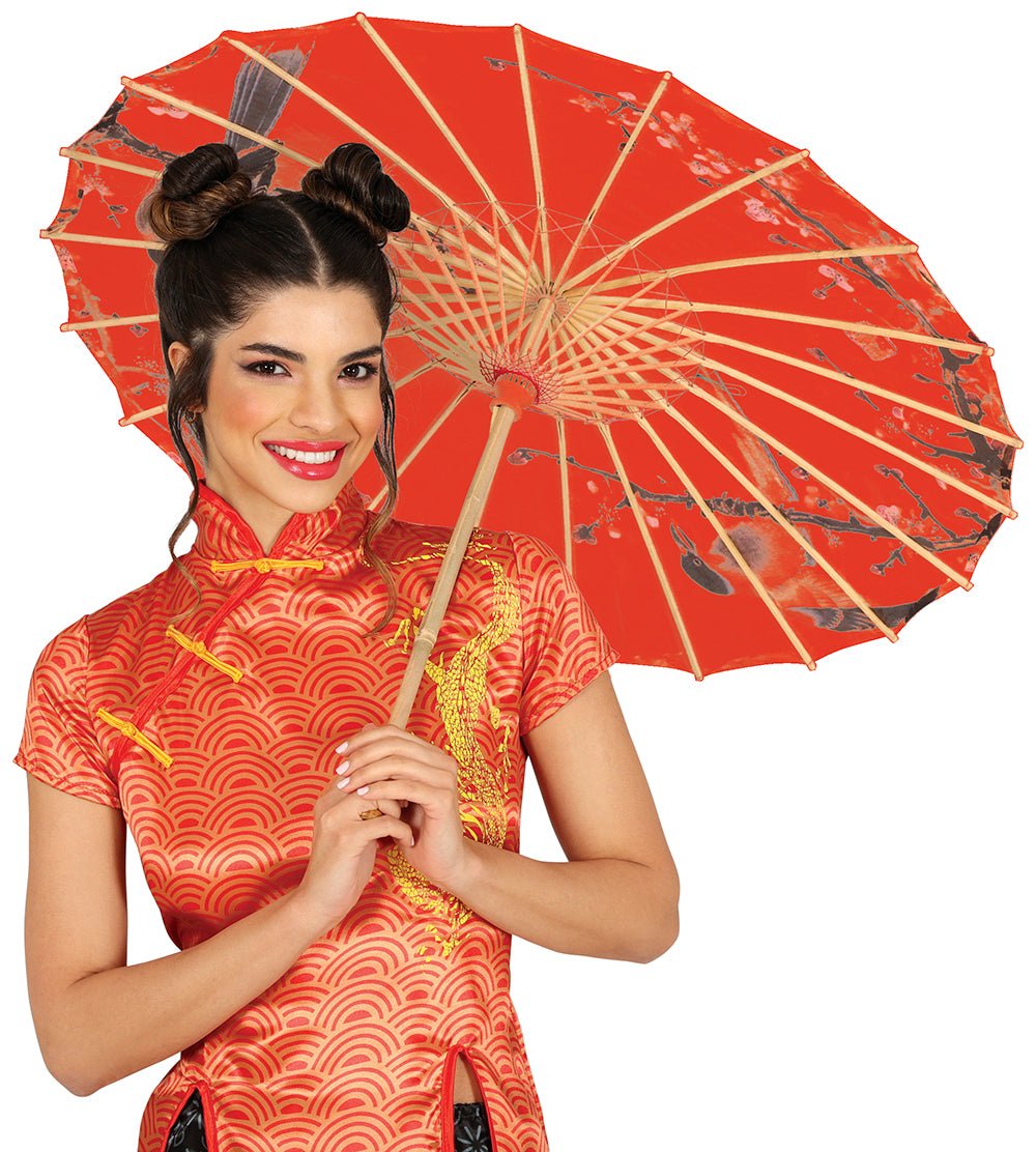 Japanse Paraplu Rood 82cm