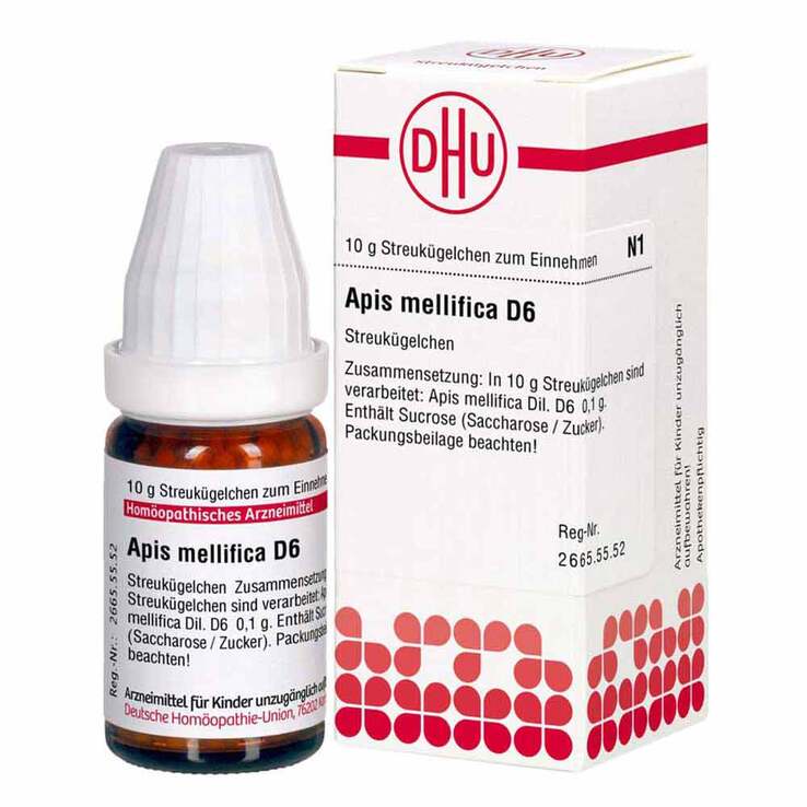 DHU Apis mellifica D6 Globuli, 10 g