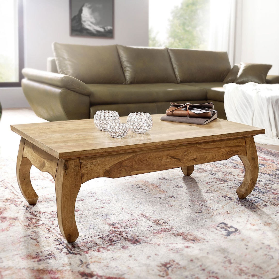 Couchtisch Kolonial 110x60 Massivholz
