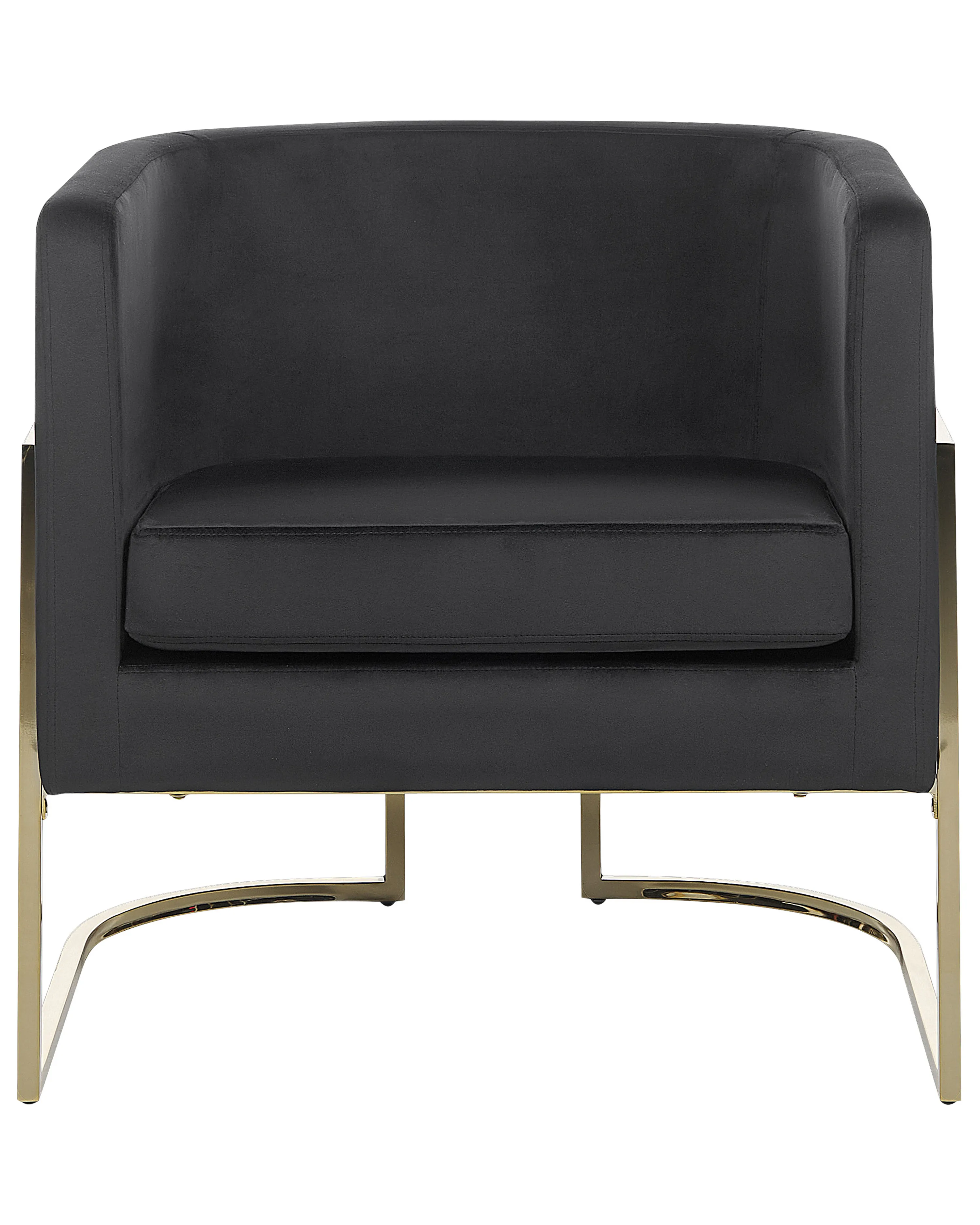 Fauteuil SIRKKA Fluweel Zwart
