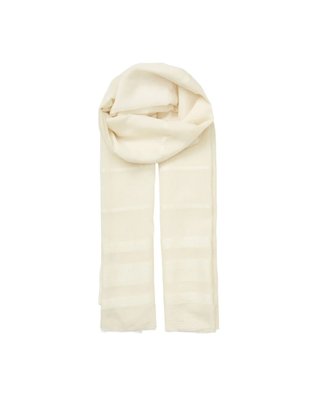 Becksöndergaard  Milena Cowo tørklæde - 080 Birch White