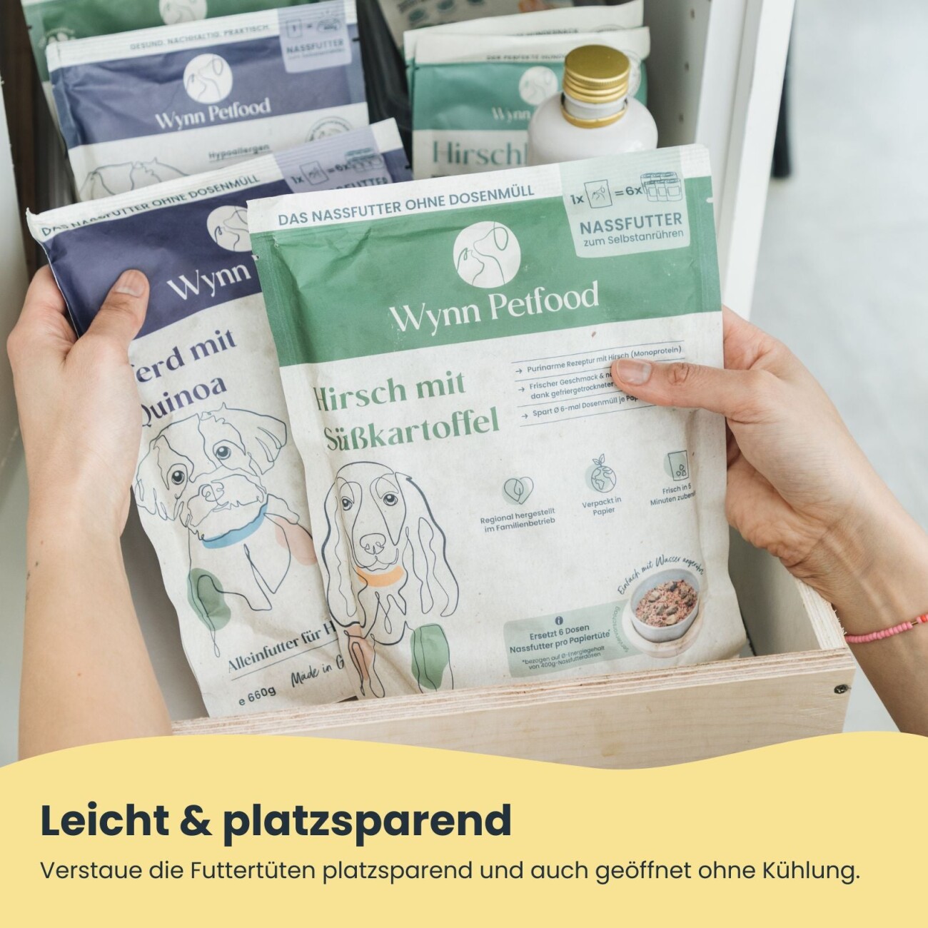 Wynn Petfood Reisetüten Nassfutter Pferd mit Quinoa