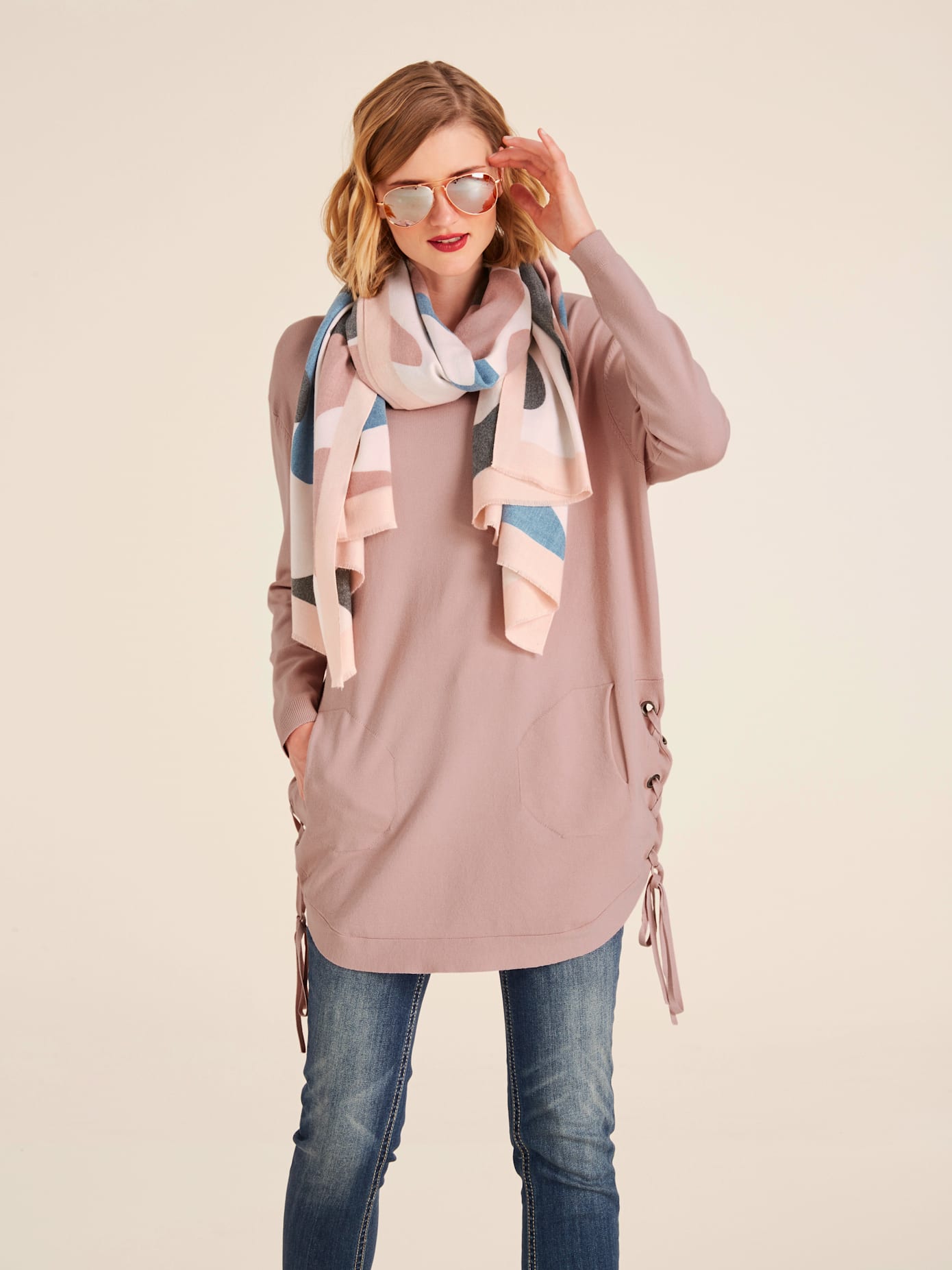 Pull long encolure ronde