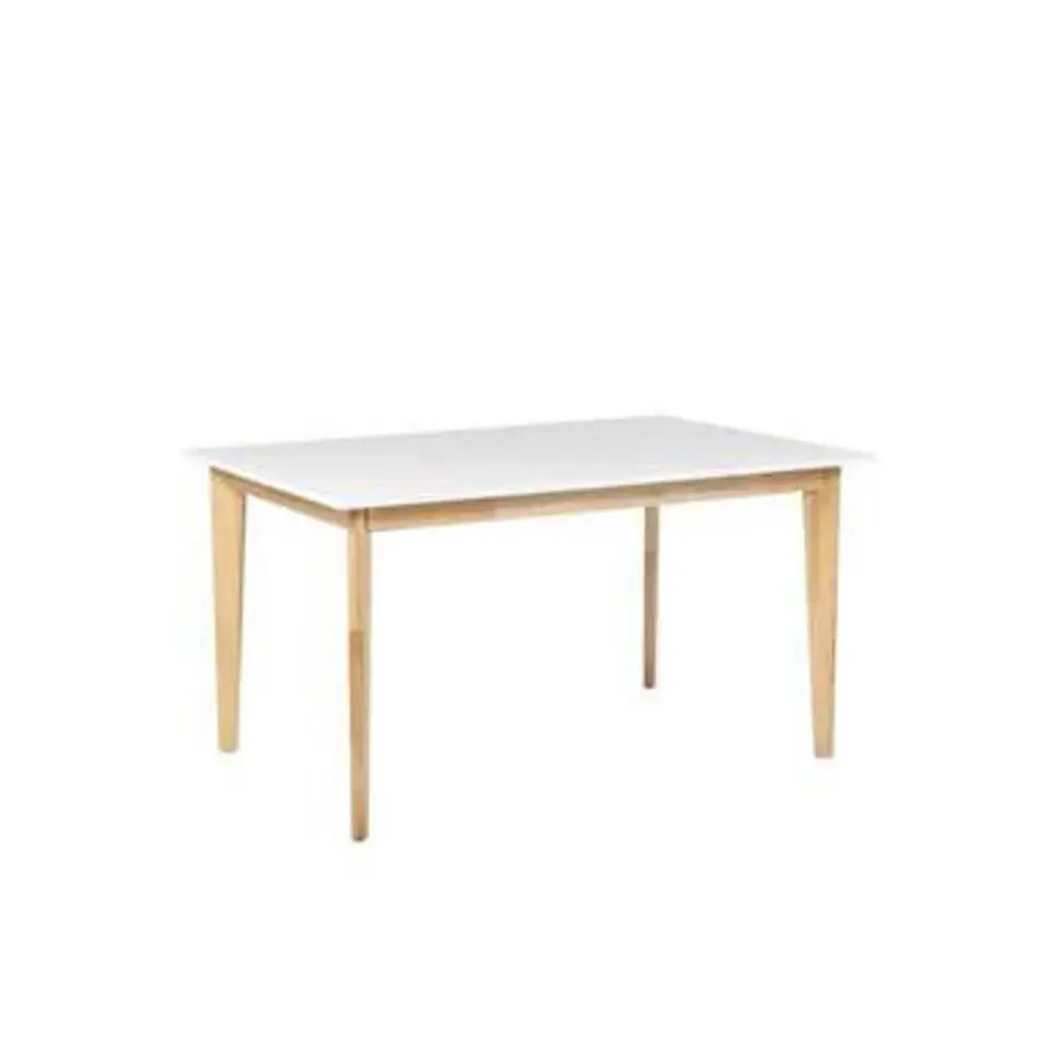 SOLA - Uitschuifbare eettafel - Wit - 90 x 140/180 cm - MDF