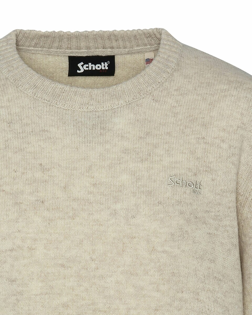 SCHOTT<br>Suéter de gola redonda Lance1