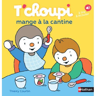 T'Choupi mange à la cantine