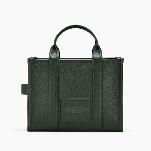 Marc Jacobs The Leather Medium Tote Bag, Ivy