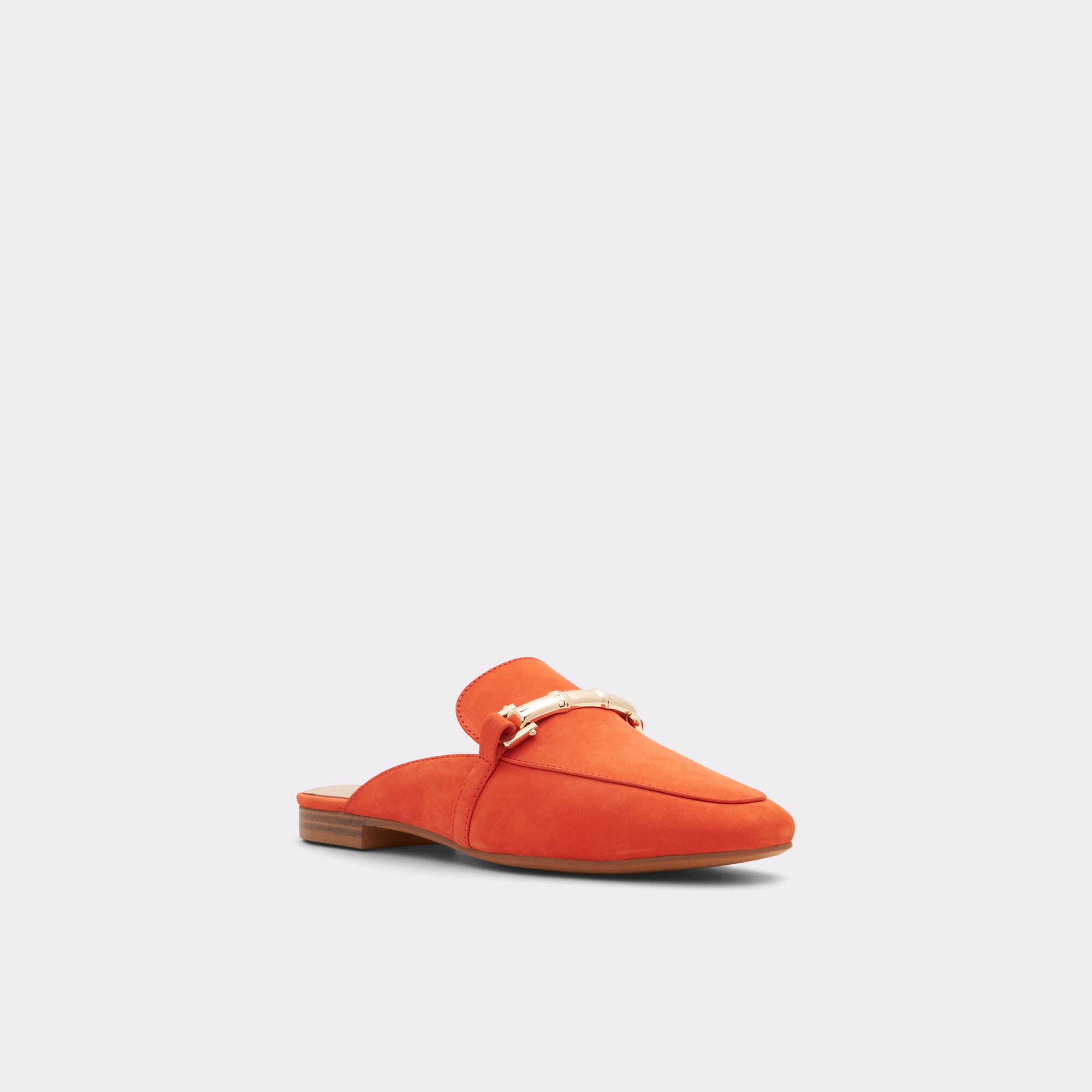 Boski Bright Orange Women Loafers & Oxfords