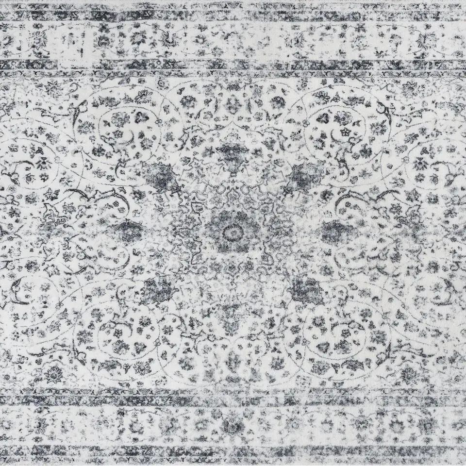 tectake® Vintage design vloerkleed Aliya, laagpolig 60 x 110 cm