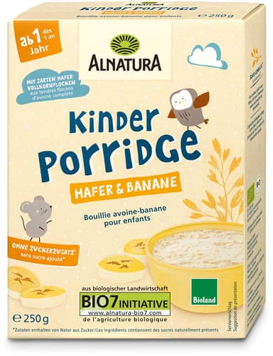 Alnatura BIO Kinder Frühstücksbrei Hafer-Banane