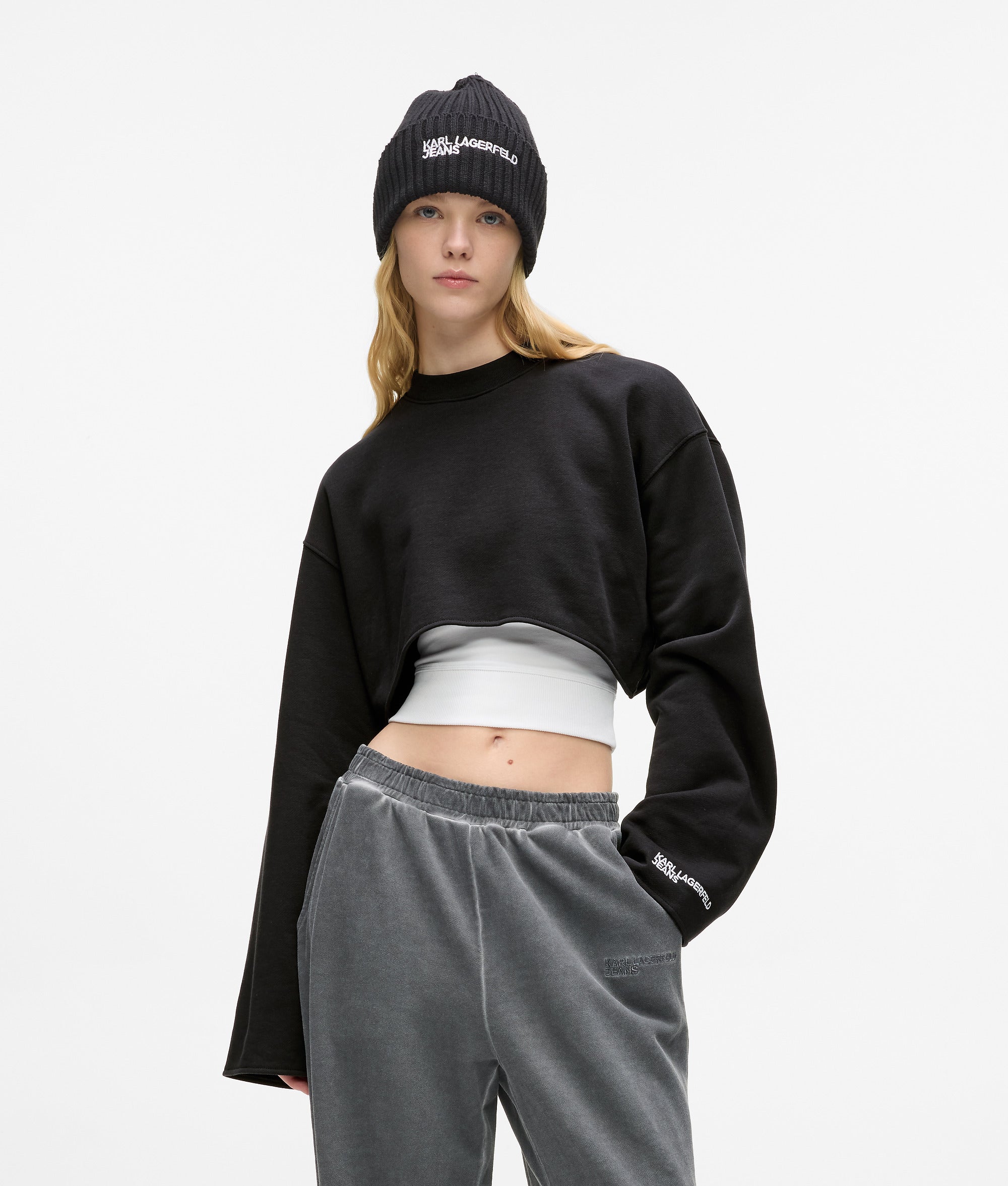 Gelaagde sweatshirt