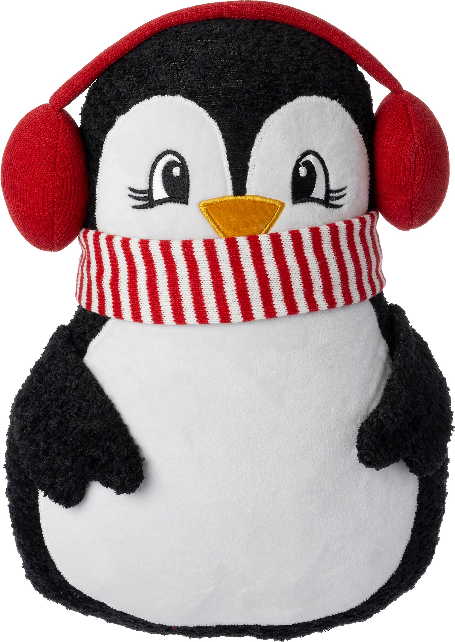 Intratuin sierkussen pinguin wit / zwart 51 x 10 x 44 cm