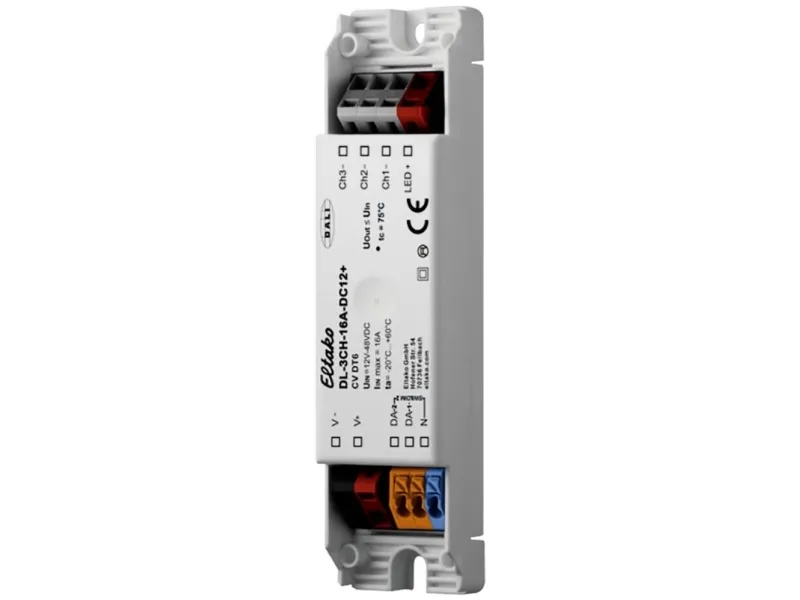 Eltako DL-3CH-16A-DC12 , Lysdæmper, Ekstern, Trådløs, Hvid, LED, IP20