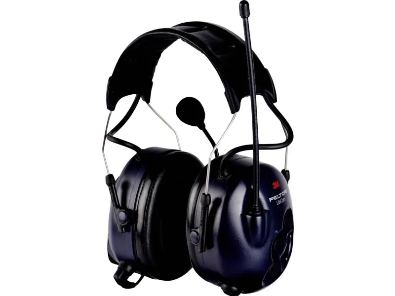 3M Peltor LiteCom MT53H7A4400-EU - Headset med radio - fuld størrelse - kablet - blå