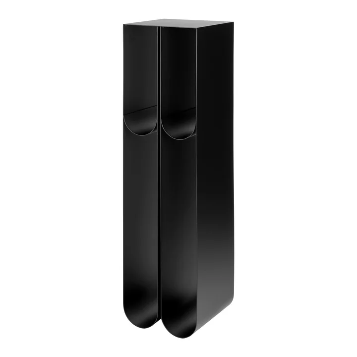 Kristina Dam Studio - Curved Pedestal, schwarz