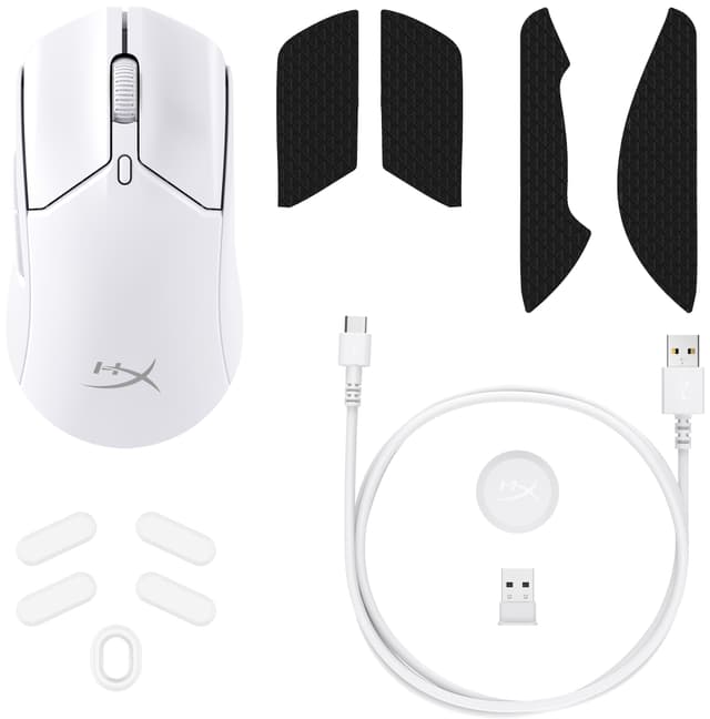 HyperX Pulsefire Haste 2 trådløs gaming-mus (hvid)