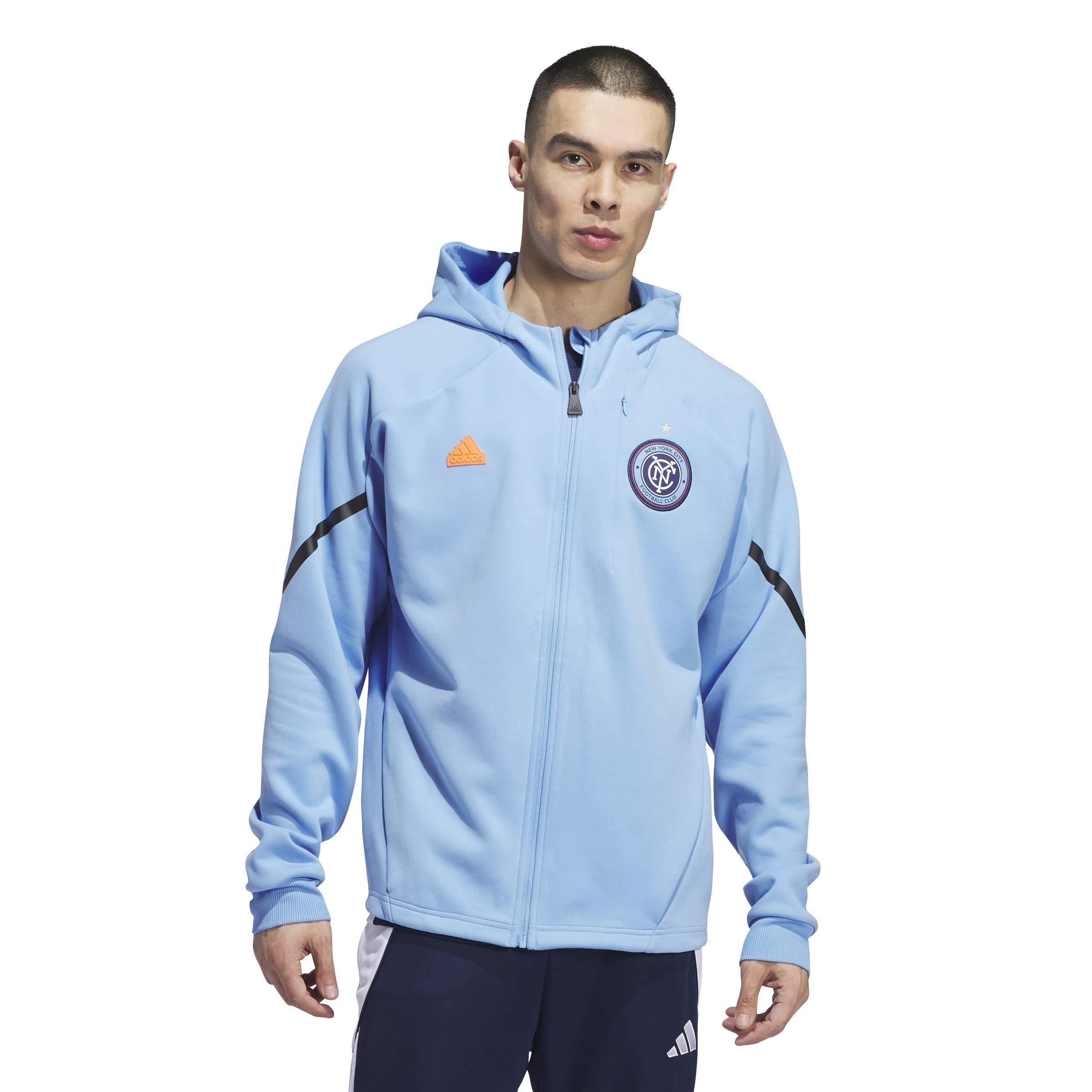 adidas New York City FC Anthem Anorak Jacket 2024 Adults