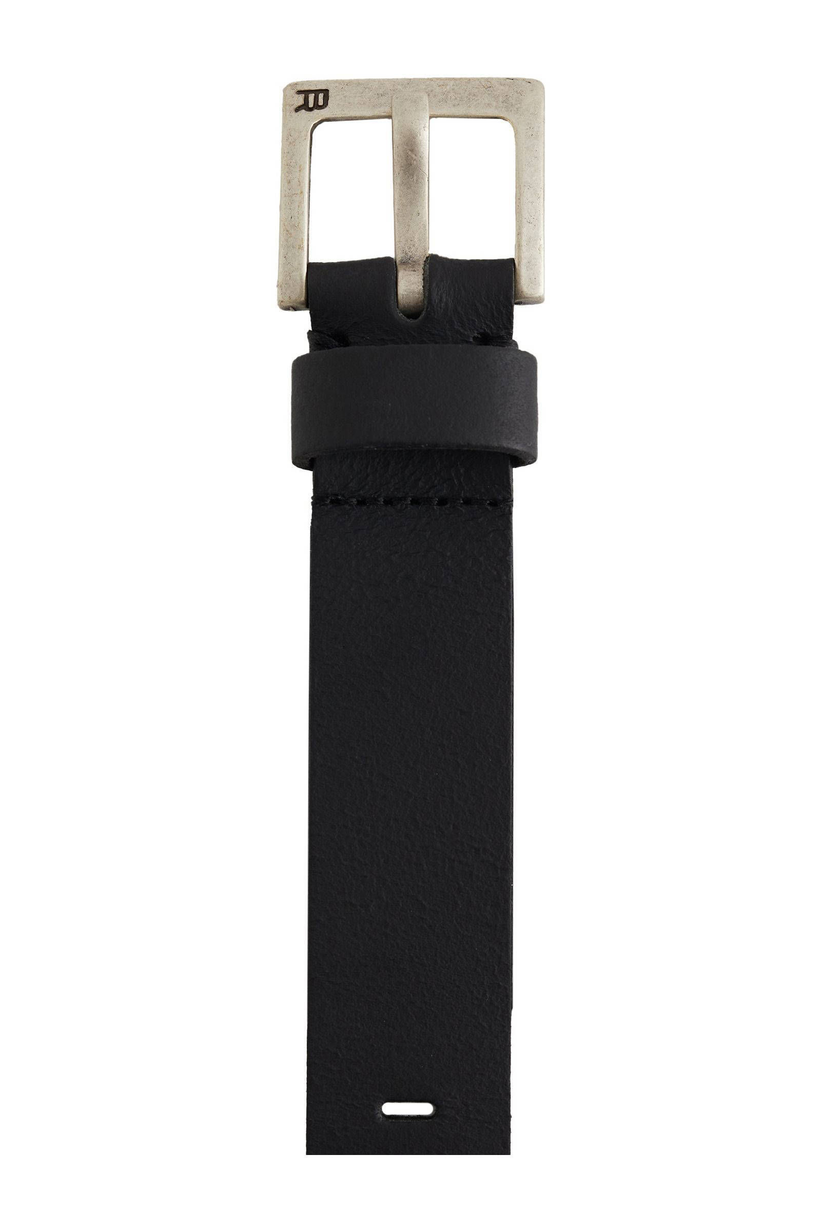 WE Fashion leren riem zwart