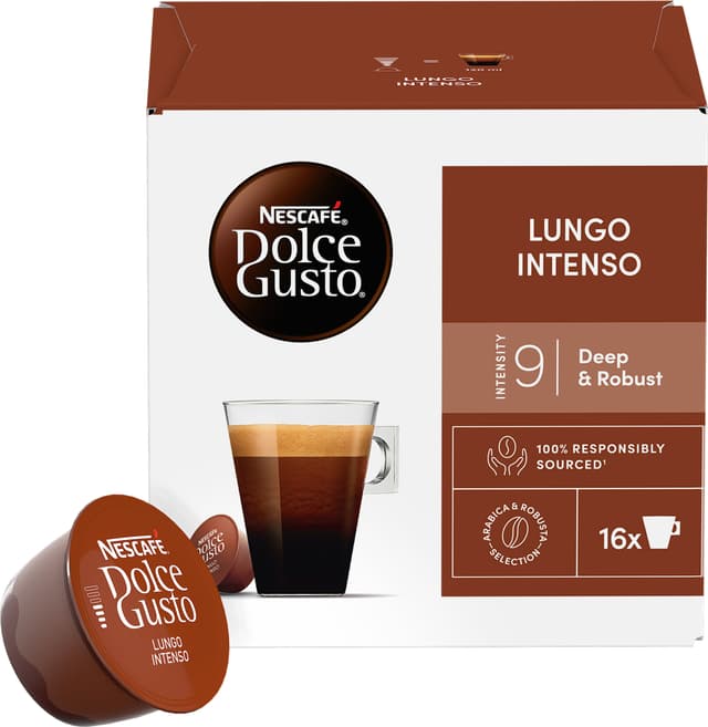 NESCAFÉ Dolce Gusto Lungo Intenso kaffekapsler (16 stk)