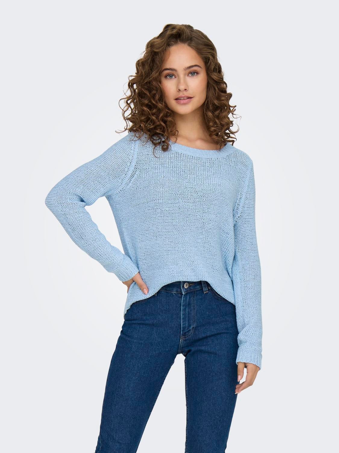 ONLGEENA Strickpullover Clear Sky