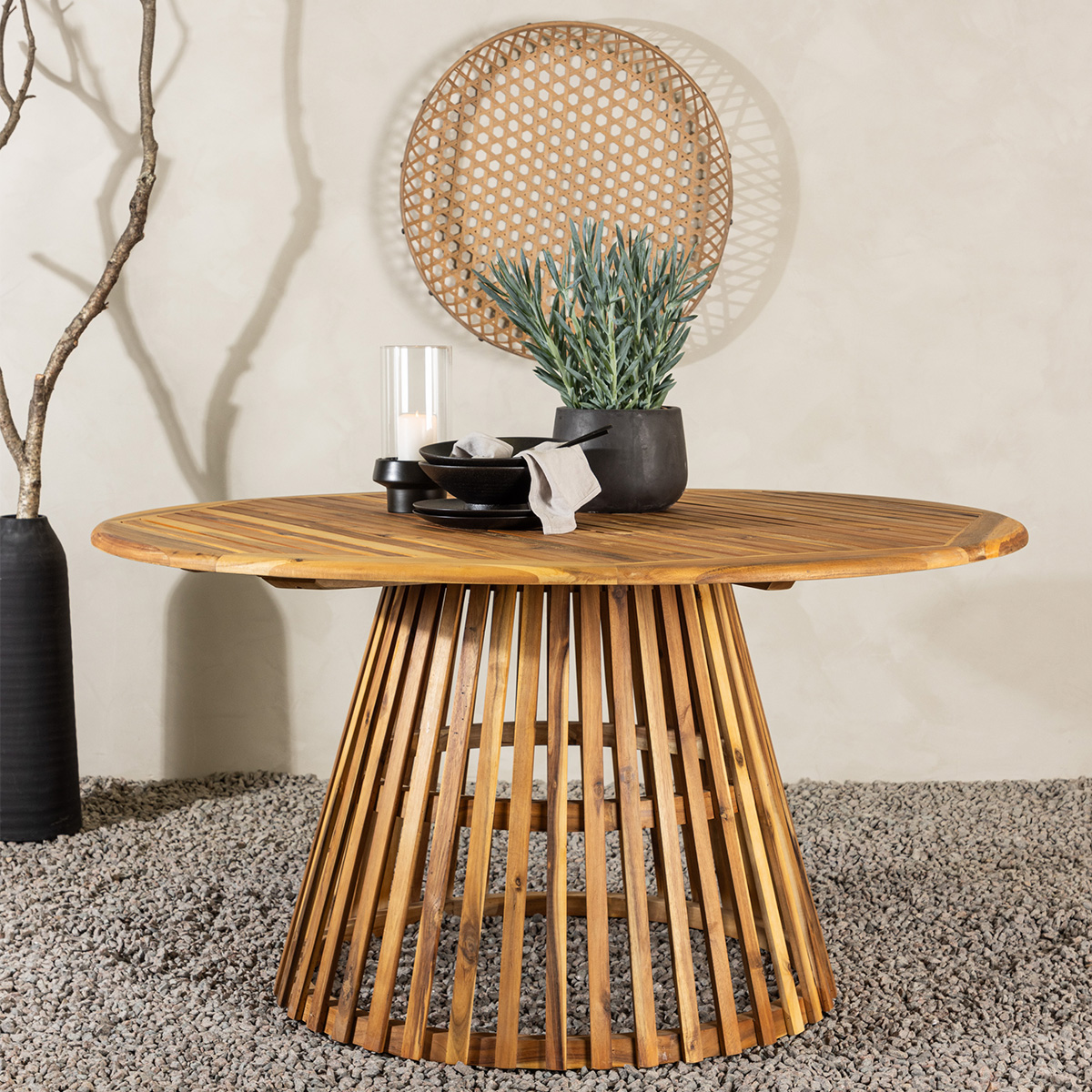 Houten tuintafel Tobias Naturel