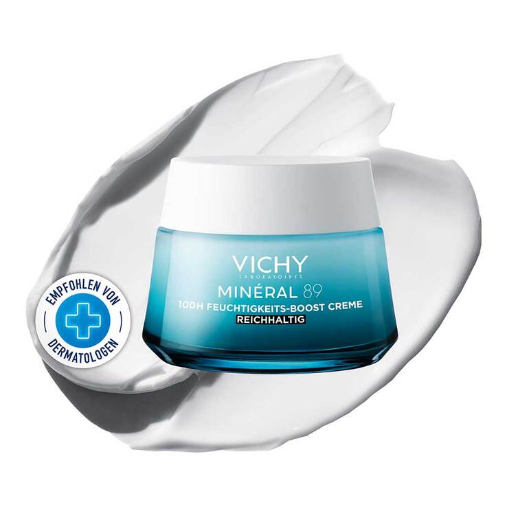 Vichy Mineral 89 100h Creme reichhaltig mit Duft, 50 ml