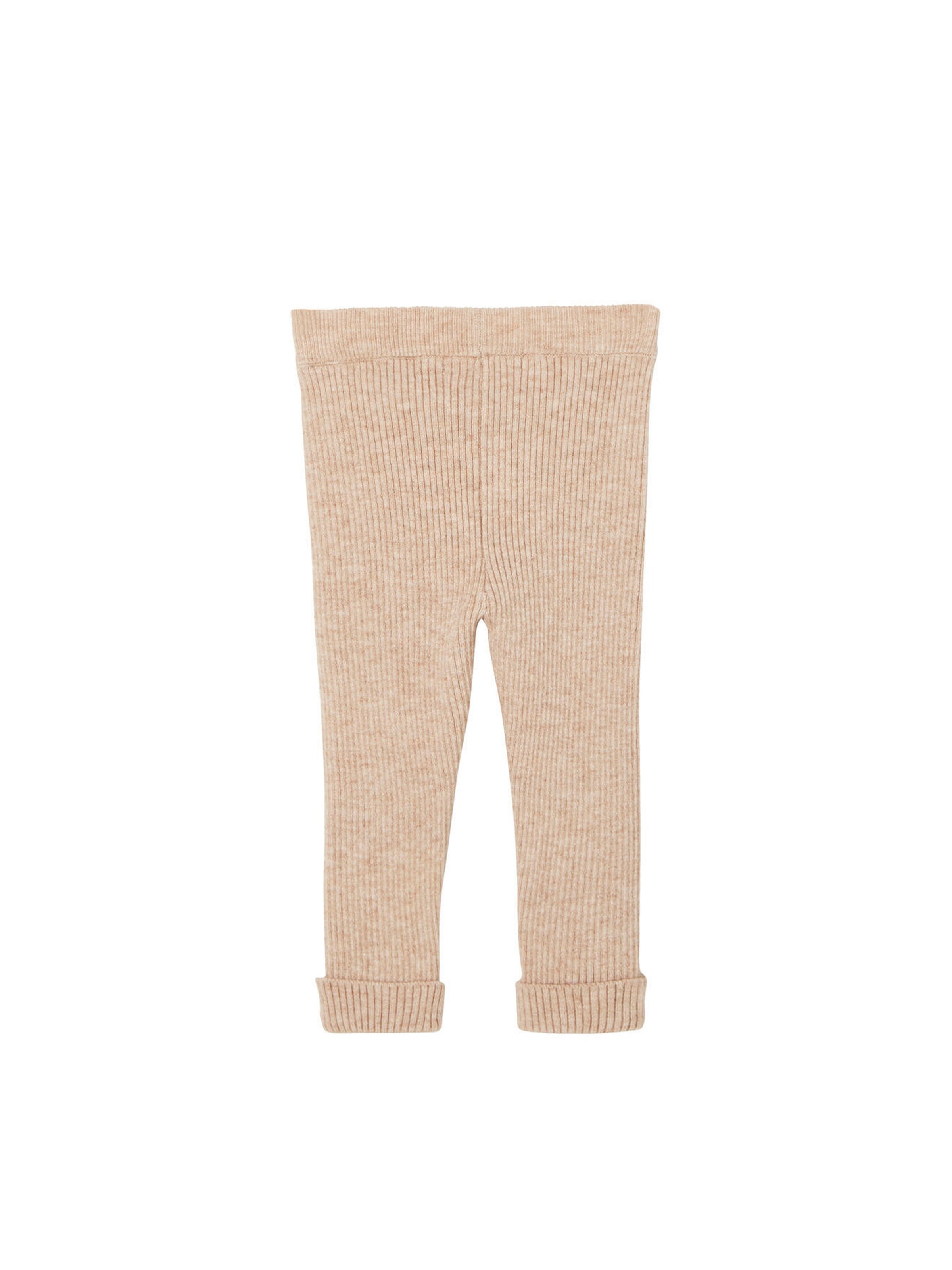 Vertbaudet Baby Strick-Leggings beige