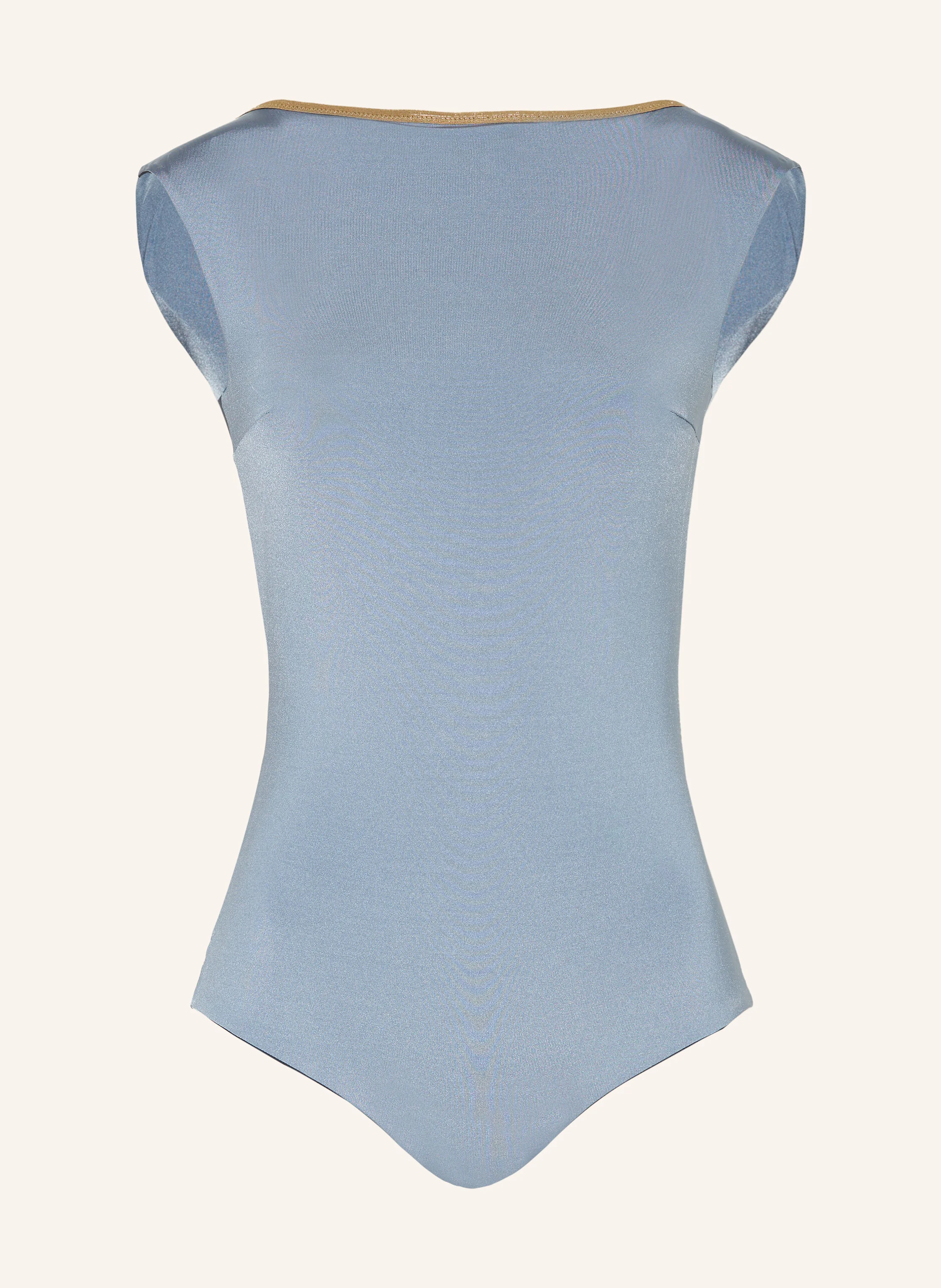 MYMARINI High-Neck-Badeanzug SEABODY SHINE zum Wenden mit UV-Schutz 50+
