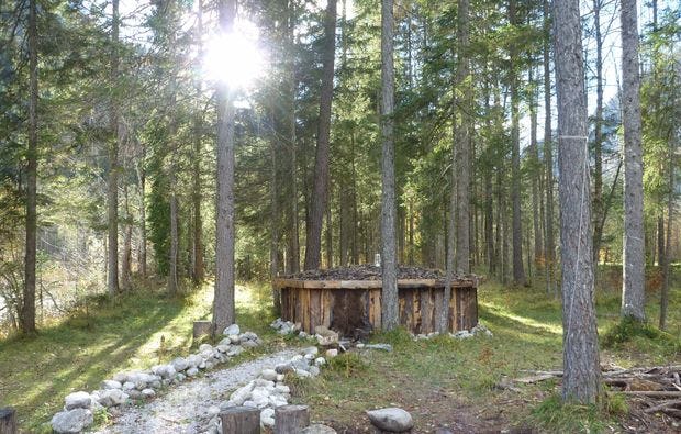 Wildnis-Suvival-Wochenende in Brandenberg als Geschenk