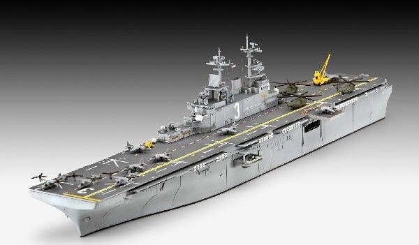 Revell - Wasp Clasp Skib Byggesæt - 1:700 - Level 4 - 05178