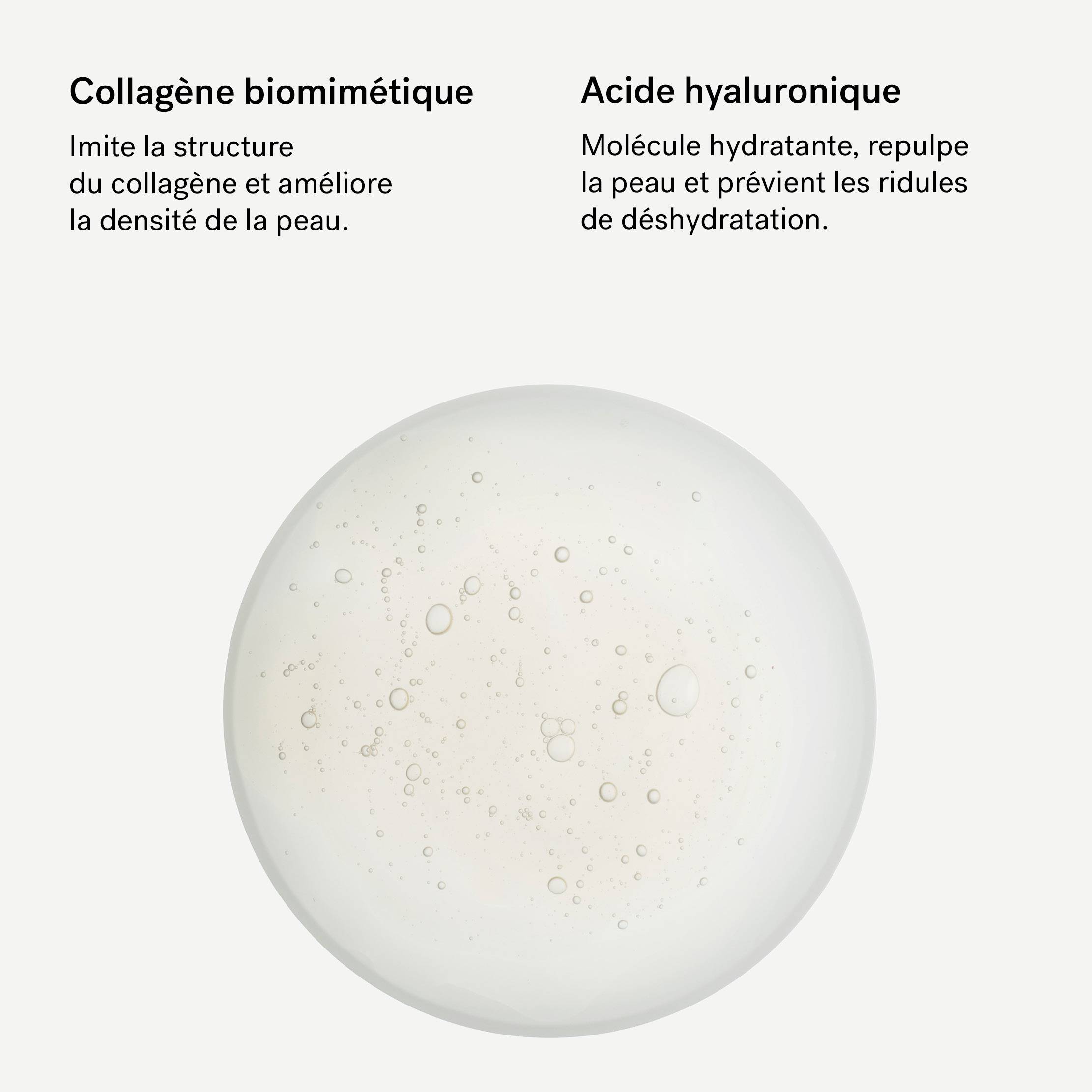 A50 - Crème visage rides et ridules SPF 30<br>Collagène végétal 1% + Acide hyaluronique