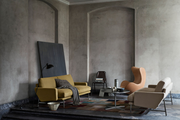 Fritz Hansen Lissoni Sofa bank 2-zits, Diablo 402