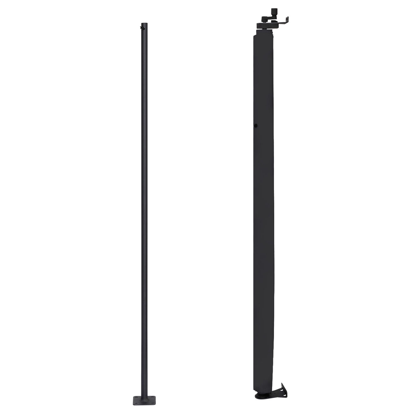 Pratik Garden Paravent Retractable M anthracite  - 300x150/180 cm
