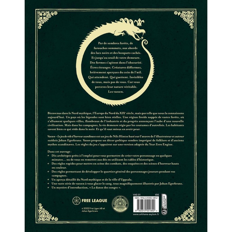 Vaesen : Le Jeu de Rôle d'Horreur Nordique