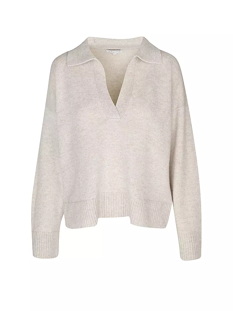 DAVIDA Kaschmirpullover  beige