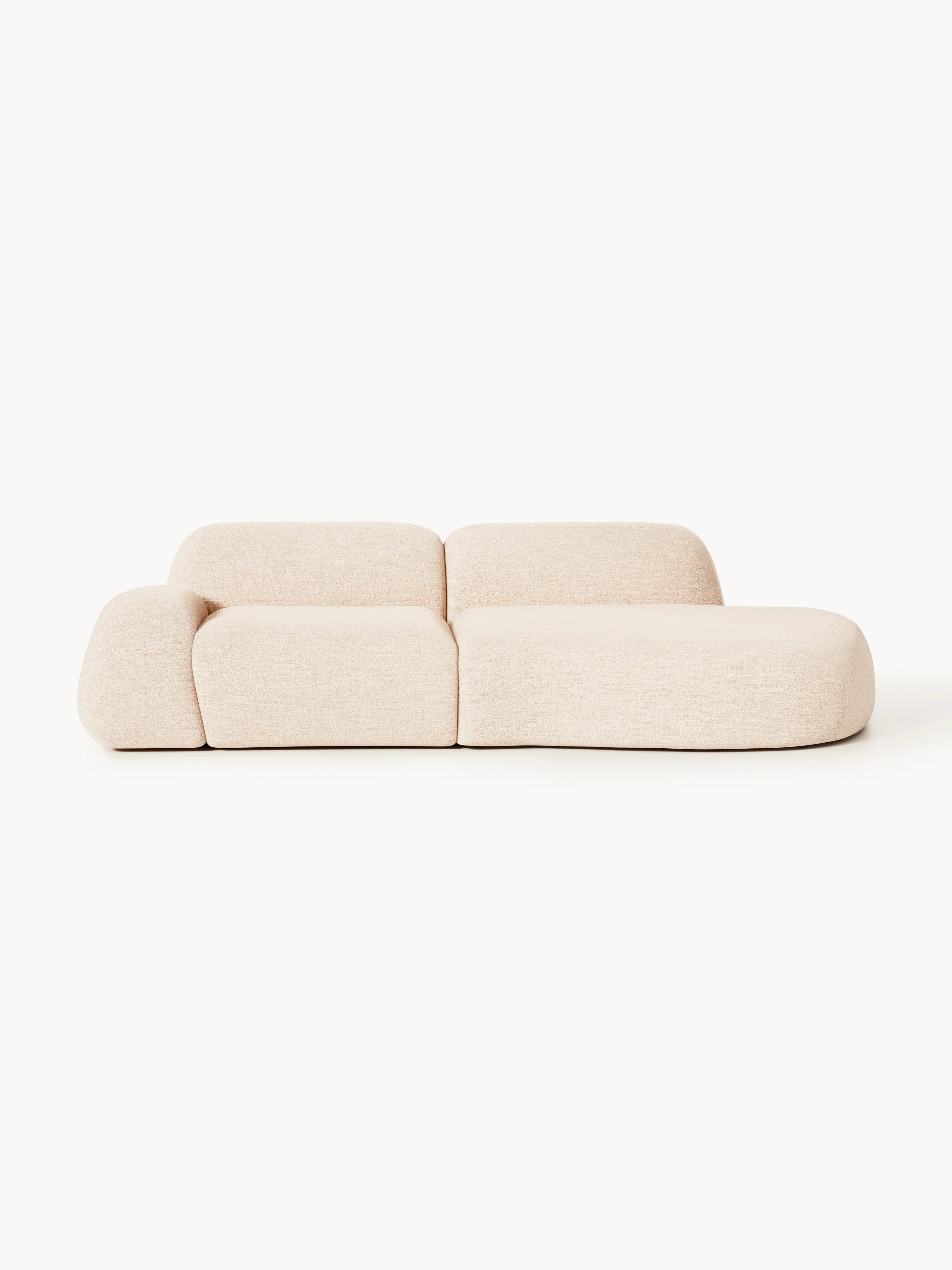 Modulaire bouclé chaise Wolke (3-zits)