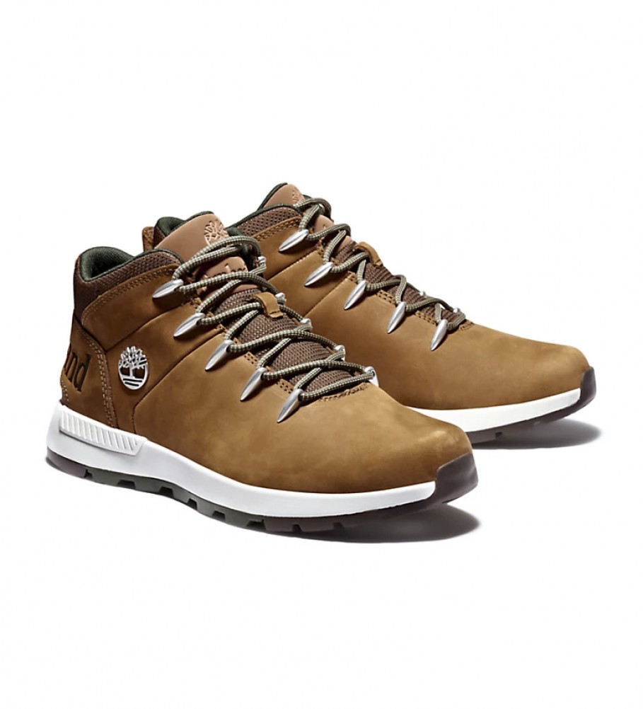 Botas Timberland Sprint Trekker Mid em couro marrom