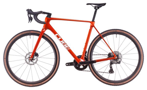 Vélo de Cyclocross Cube Cross Race C:62 SLX Shimano Ultegra Di2/GRX Di2 12V 700 mm Orange Electric 2025
