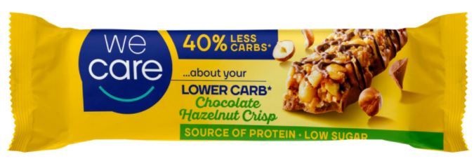 WeCare Low Carb Reep Chocolate Hazelnut Crisp 37gr