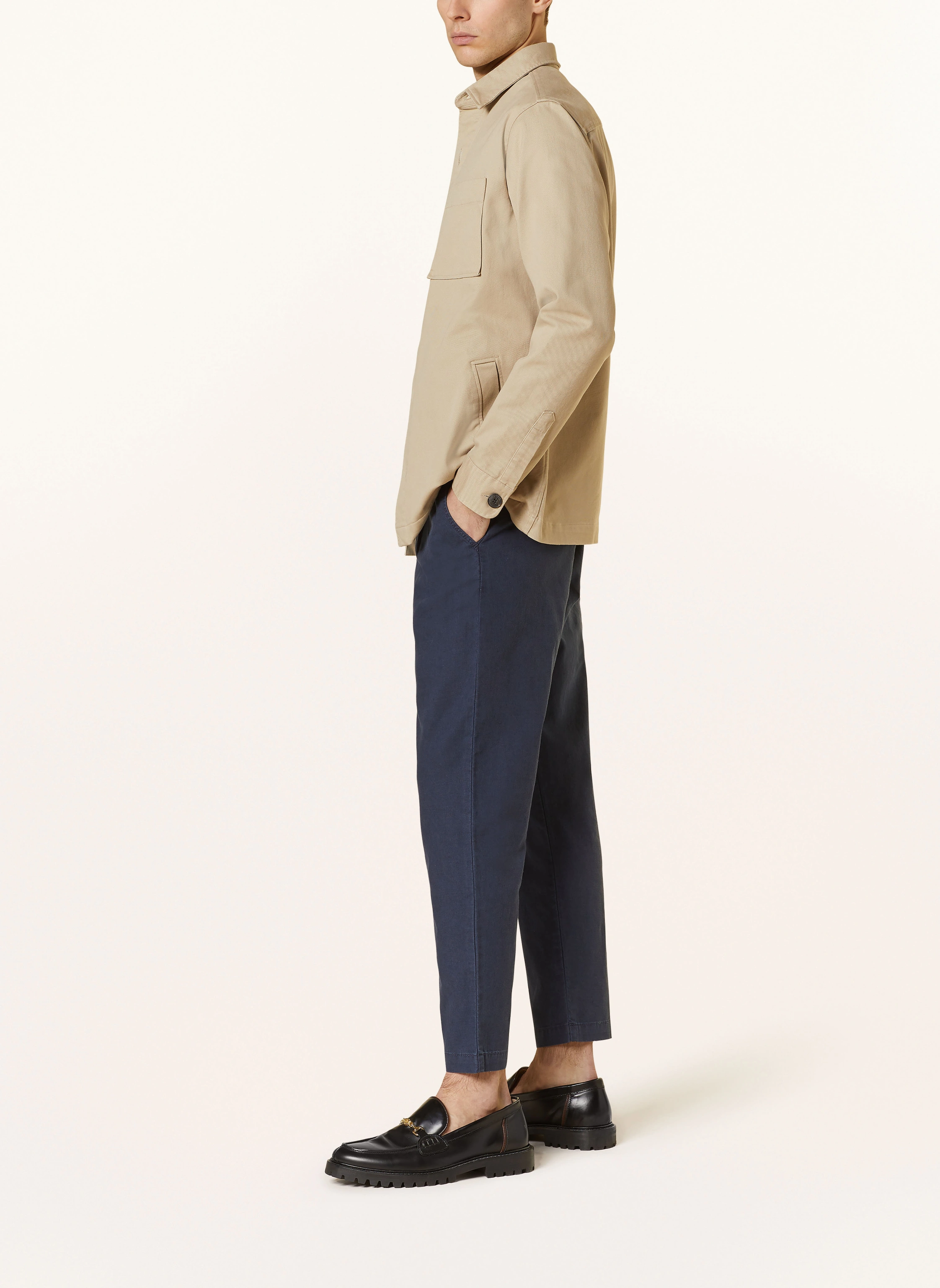 PAUL Chino Tapered Fit mit Leinen