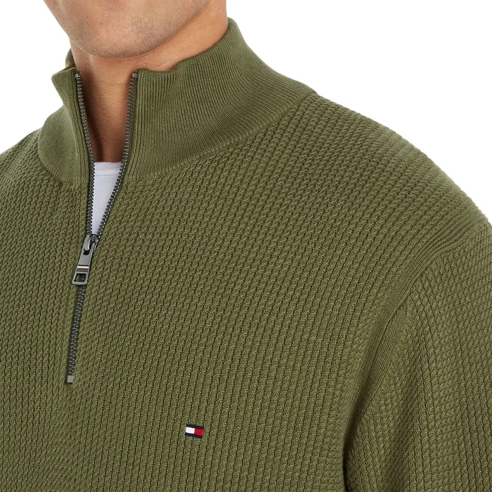 Tommy Hilfiger Structure Half Zip Trui Heren