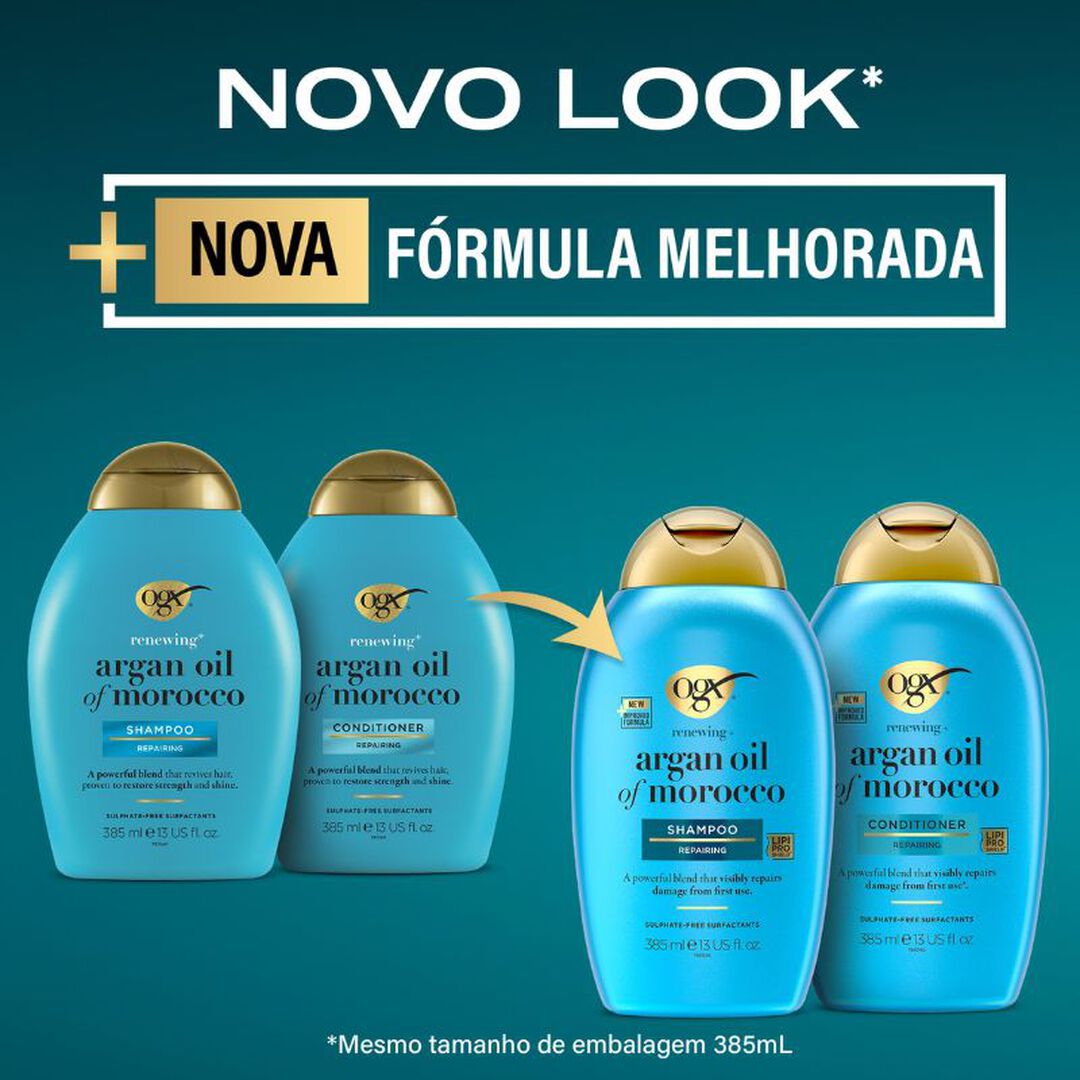 OGX Argan Oil of Morocco Condicionador Reparador Com Óleo de Argão de Marrocos - 385ml