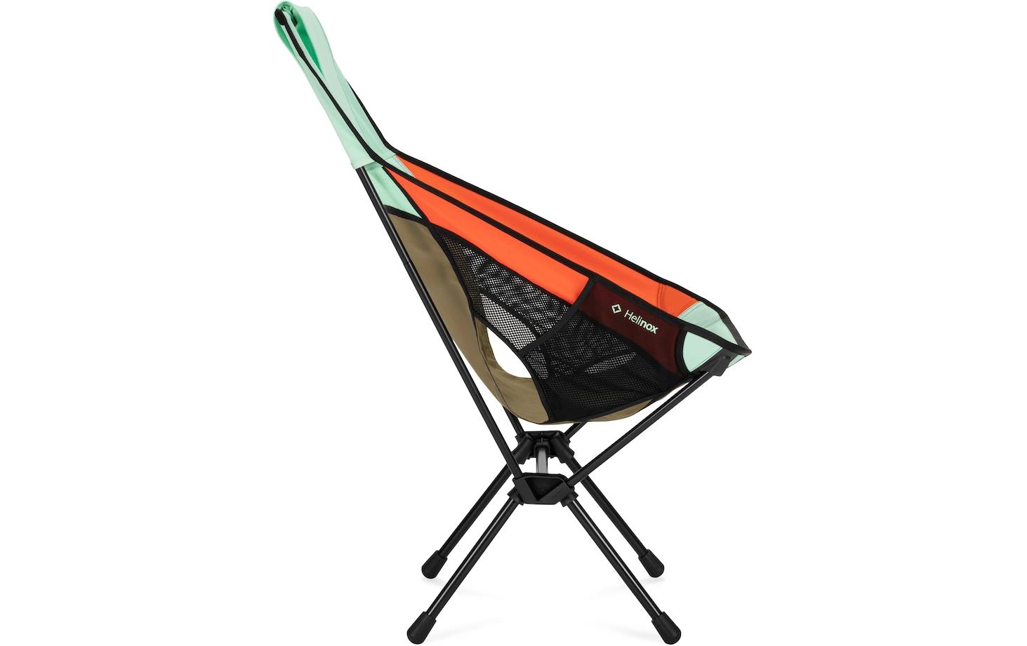 Chair One Highback (re) Hellbraun/Hellgrün/Orange<br>Stuhl mit Aluminiumlegierung