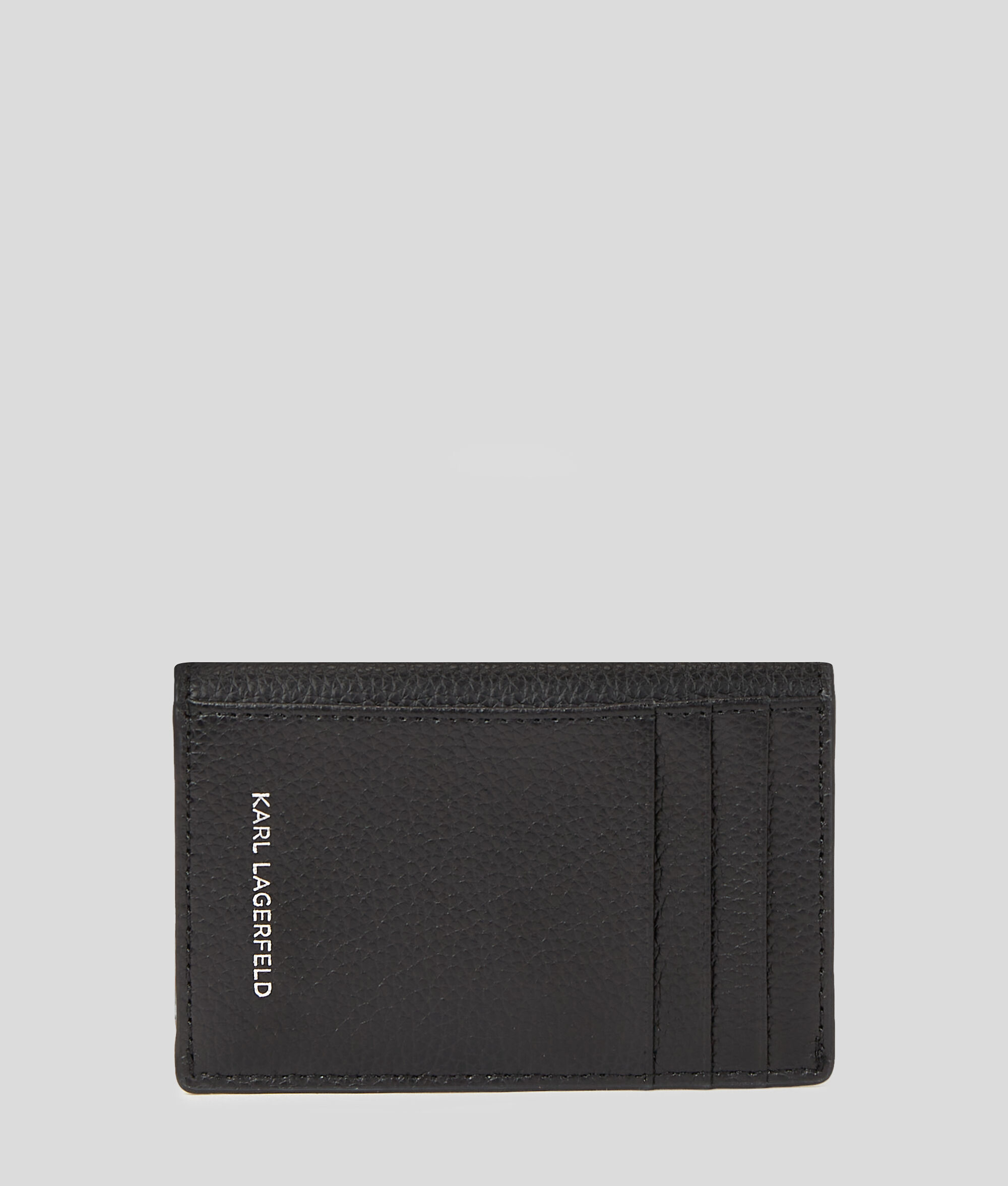 PORTE-CARTES EN CUIR GRAINÉ K/SEVEN