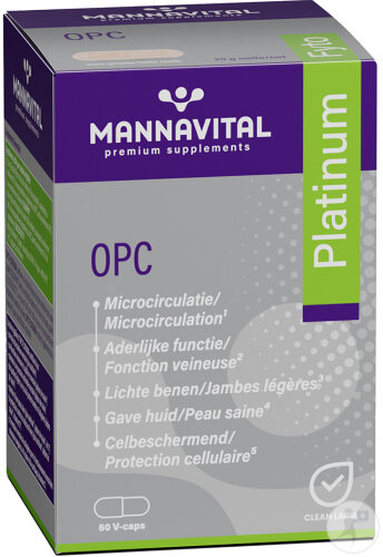 Mannavital OPC Platinum 60 Capsules Végétales