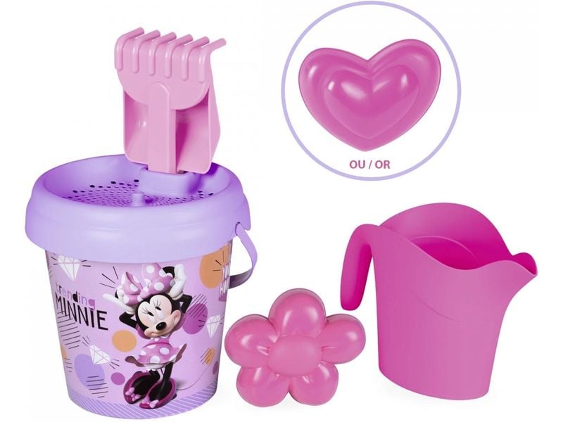 Smoby Eimergarnitur Minnie 5 Teile Sandeimergarnitur
