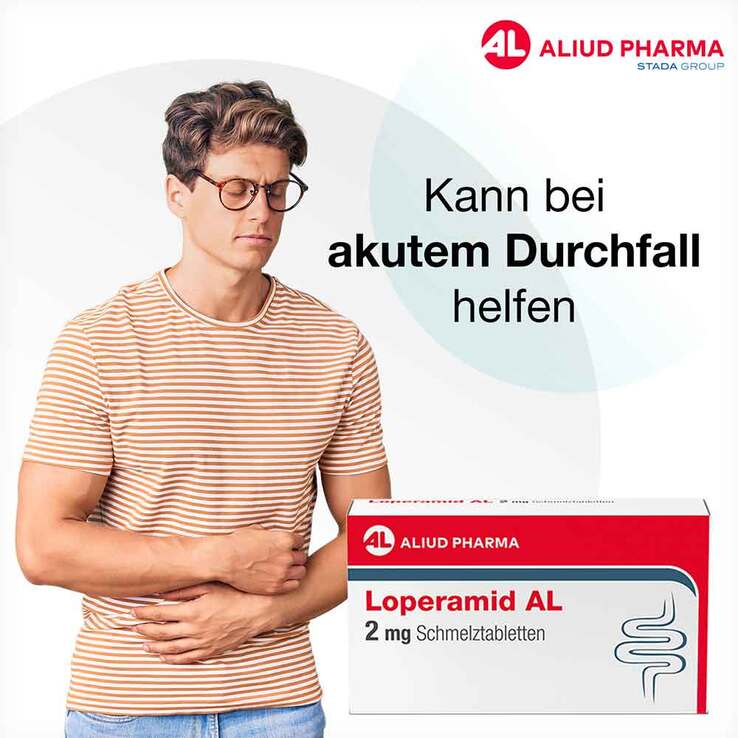Loperamid AL 2 mg Schmelztabletten, 6 St