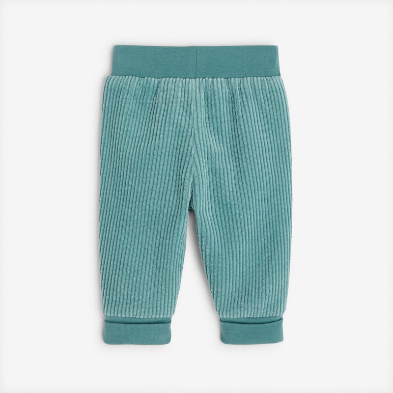 Pantalon bébé mixte en velours puebla vert bleuté naissance Catimini Vert