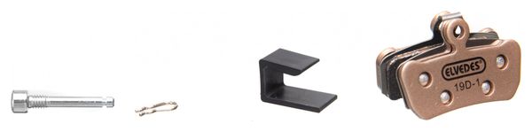 Paire de plaquettes Métalliques Elvedes Sram Guide / Avid XO Trail