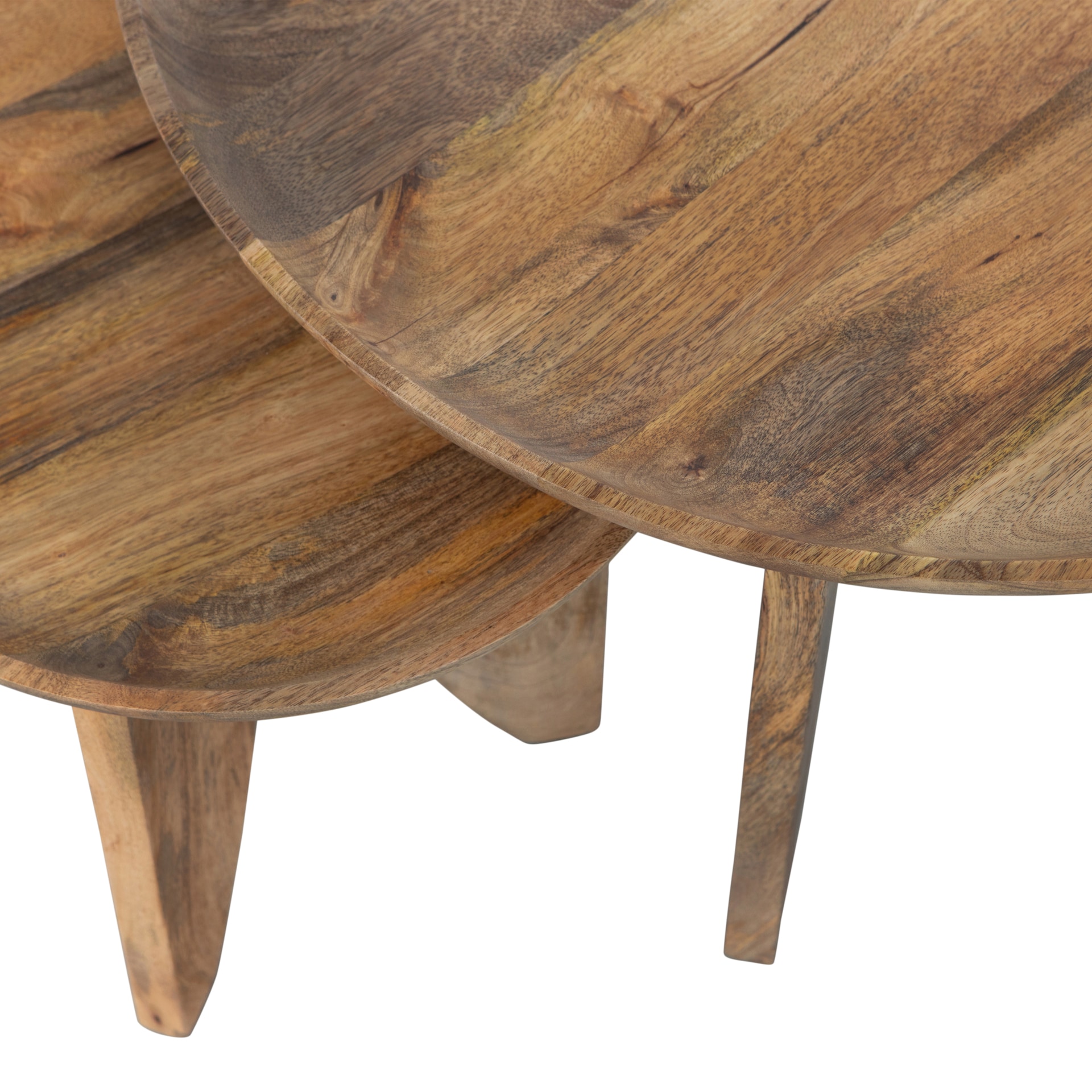 Beistelltisch-Set HIGH HEELS 2-teilig Mangoholz